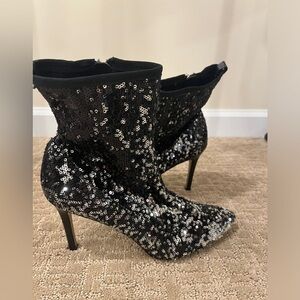 Sam Edelman Sparkle Booties Size 9